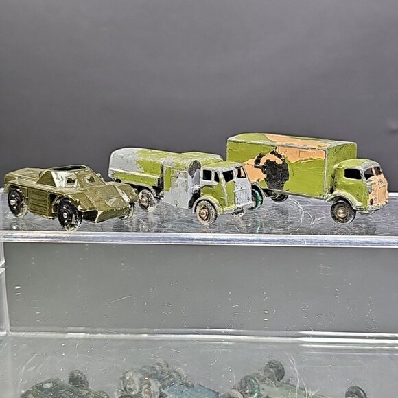 Vintage Matchbox Lesney No 73 RAF No73 Ambulance No 63 Scout Car No 61 England - Picture 2 of 14